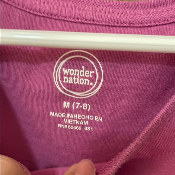 WONDER NATION UEC Girls Size Medium (7/8) Mermaid Tank Top Purple Blue - Picture 3 of 8